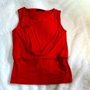 Poppy, red limited top size medium.